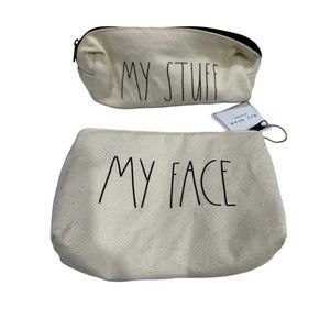 Rae Dunn canvas bags.